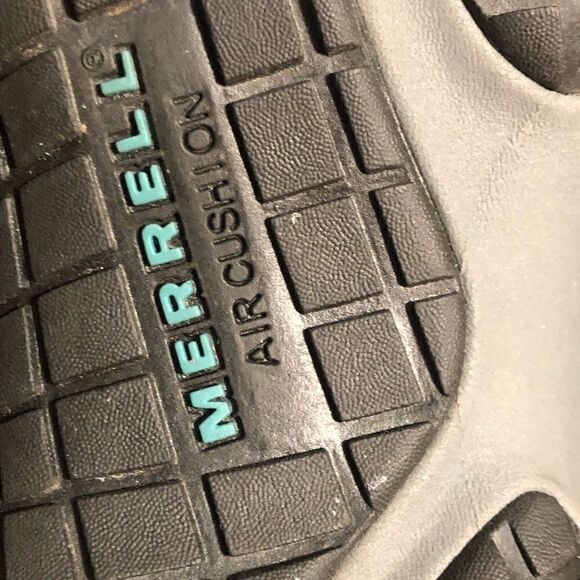 Merrell Encore Adams Gray Blue Women’s Slip On Suede Comfort Shoe Air Cushioned - Picture 9 of 9